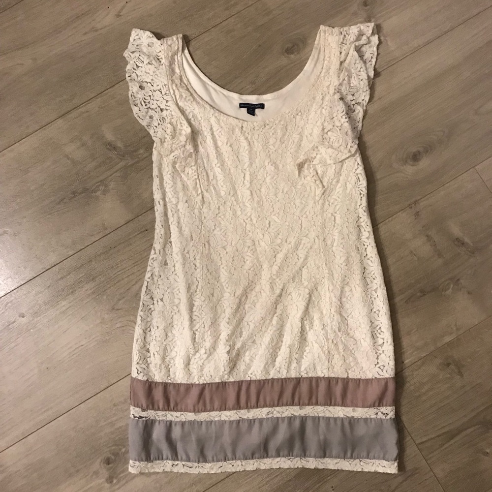 Cream Lace Dress